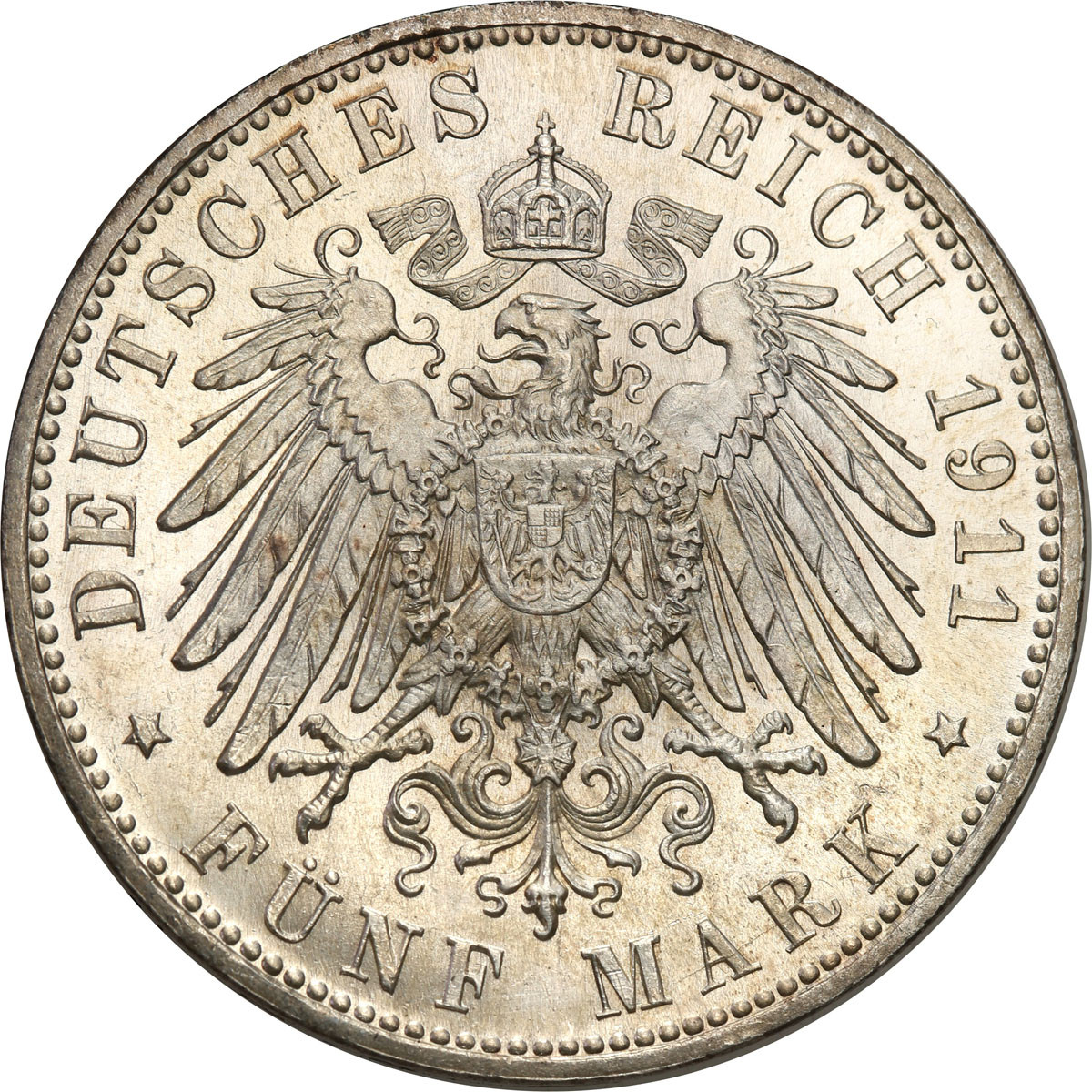 Niemcy, Bawaria. 5 Marek 1911 D, Monachium - PIĘKNE